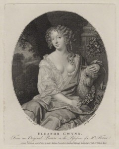 Eleanor ('Nell') Gwyn by John Ogborne, published by  Anthony Molteno, after  Sir Peter Lely